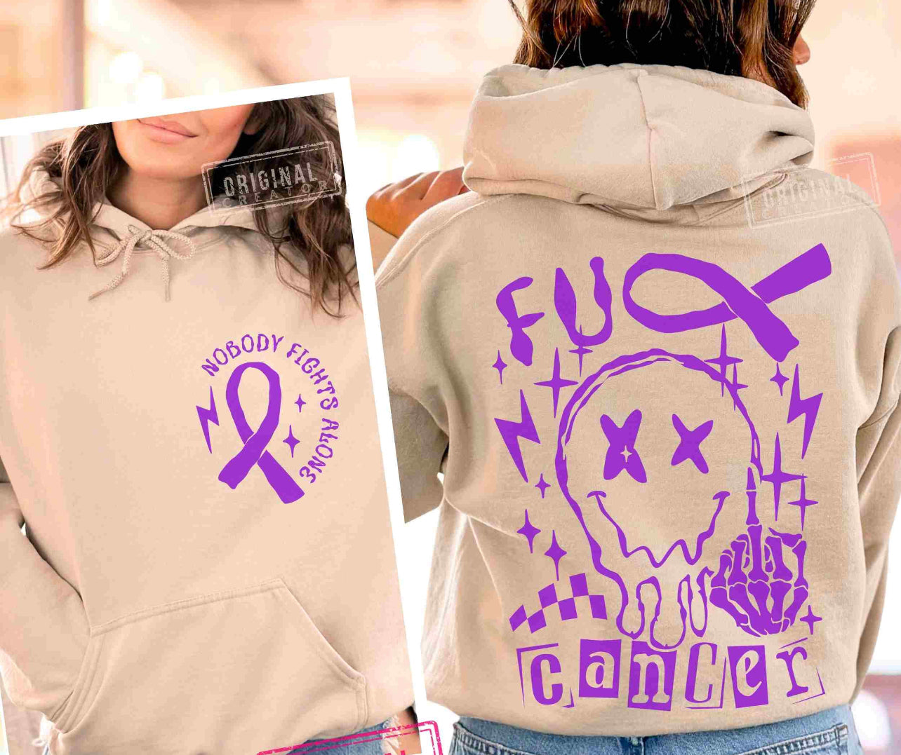 F🎗️K Cancer- Leave design color in Notes (can do ANY color)