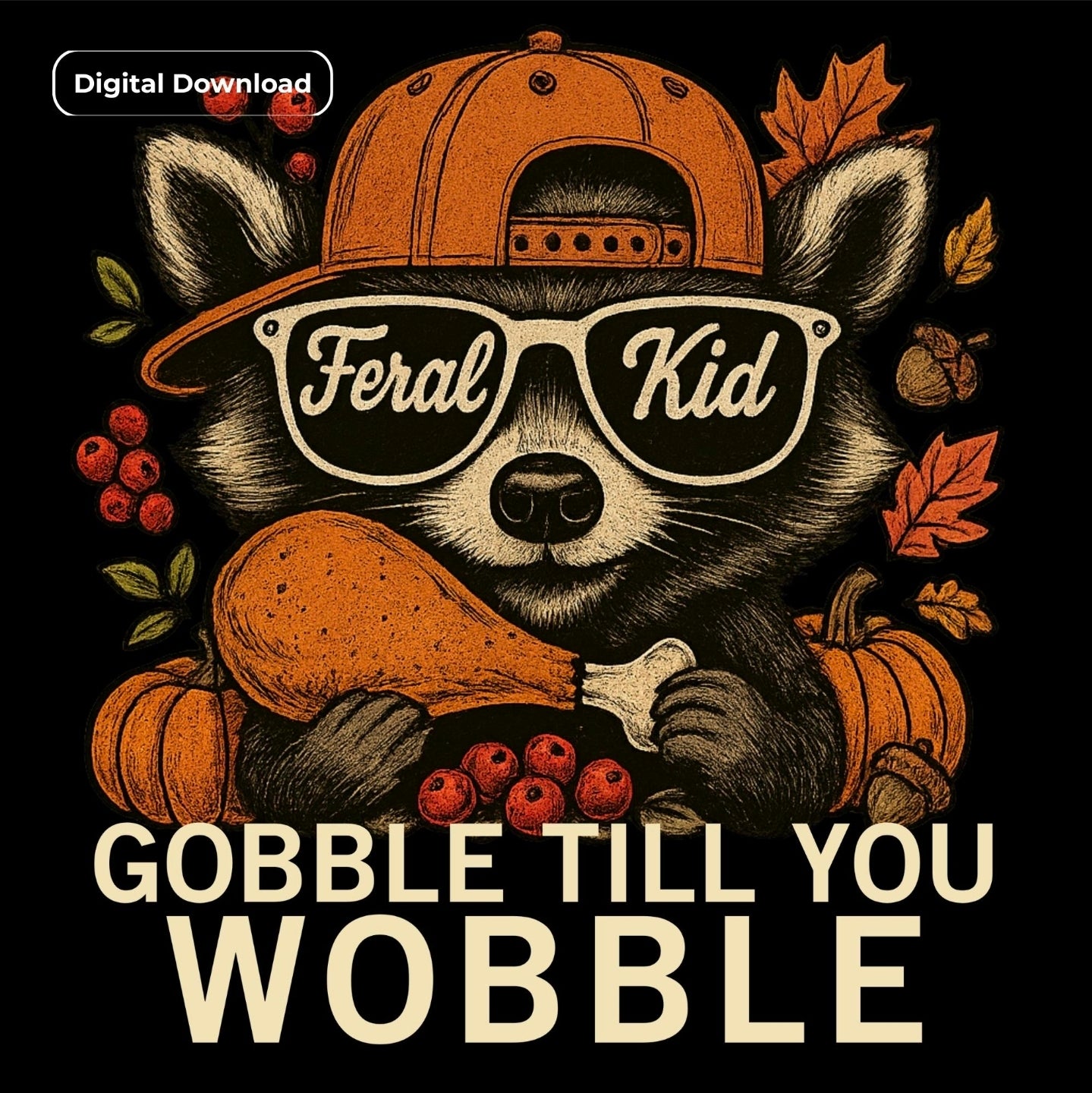 Feral kid thanksgiving