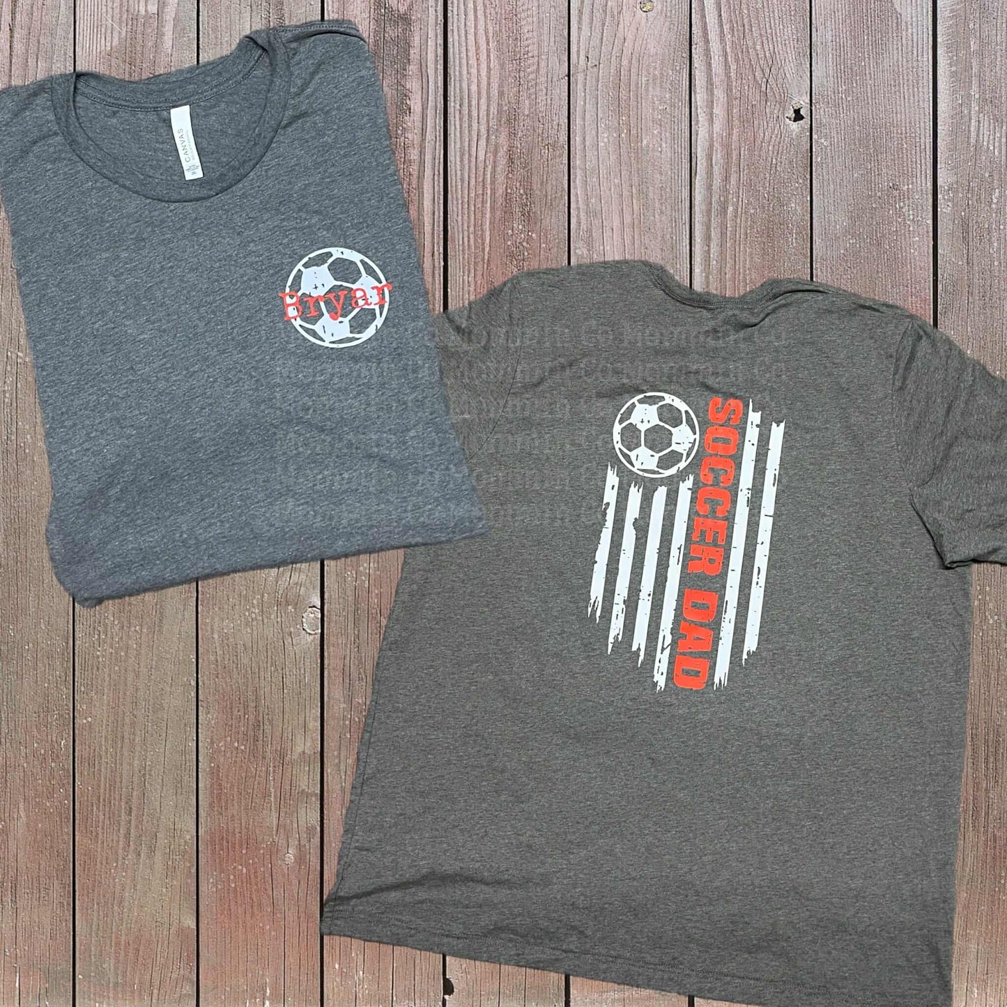 Soccer dad flag w/ or w/o names