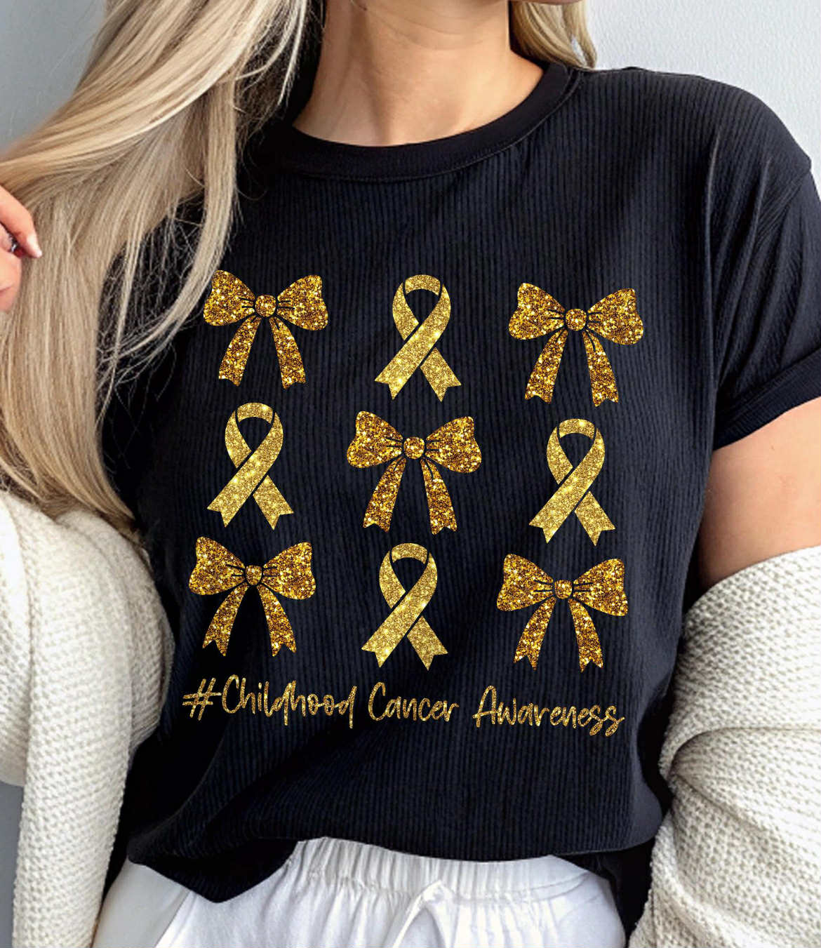Gold bows & ribbons