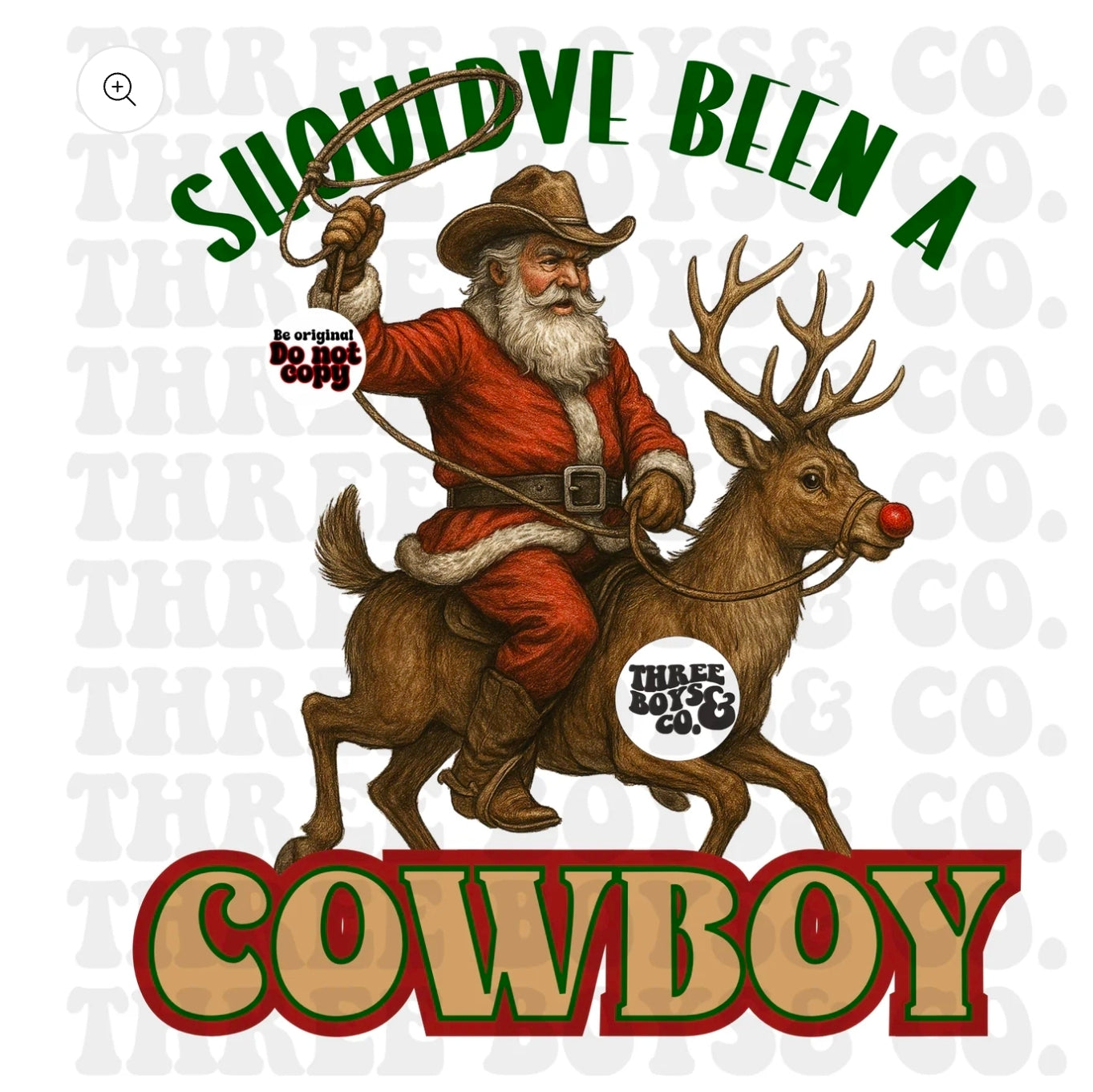 Cowboy santa