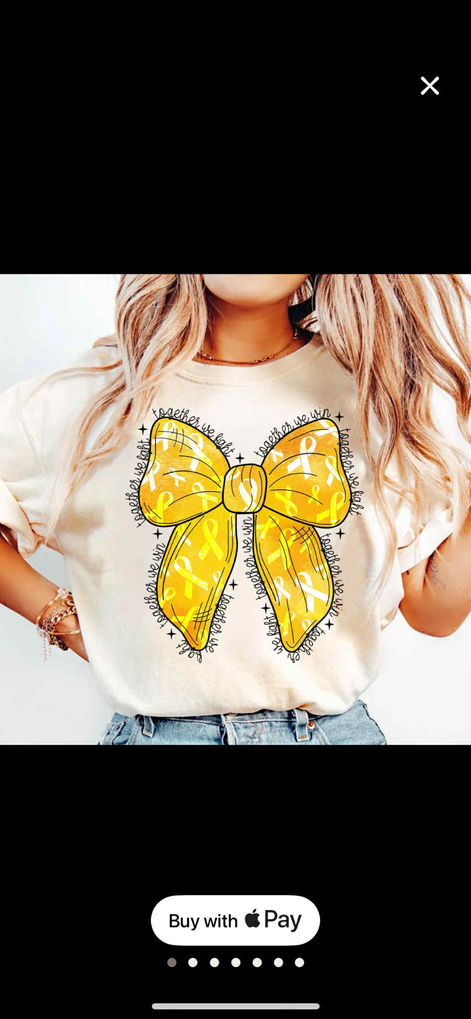 Gold bow
