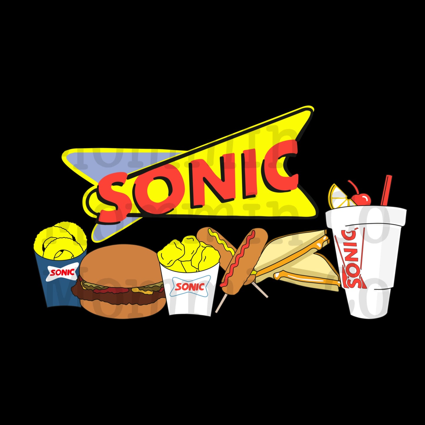 Bag of burgers