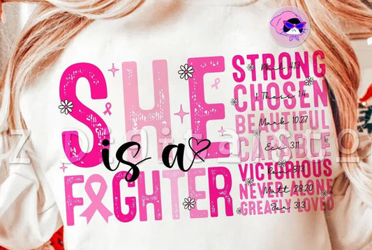 She is a Fighter-Pink