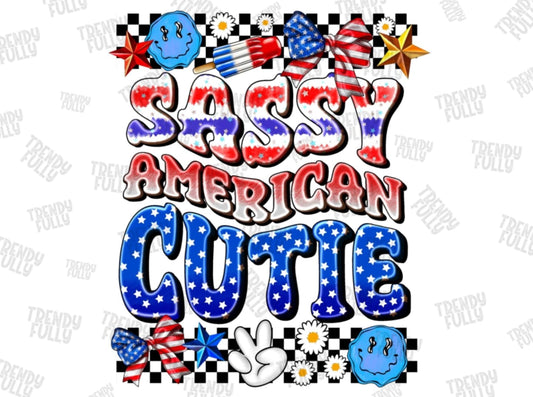 Sassy American cutie