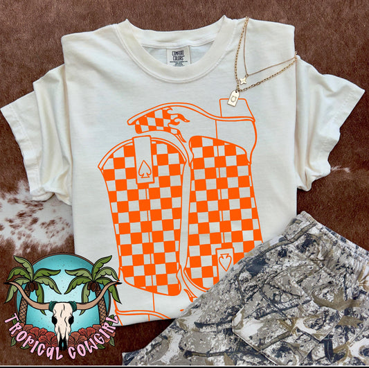 Check Boots (Boots can be any color leave in notes)