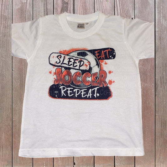 Eat sleep soccer repeat