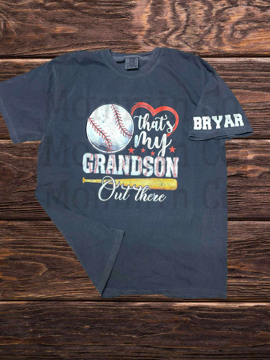 That's my grandson baseball