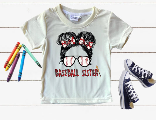 Baseball sister buns