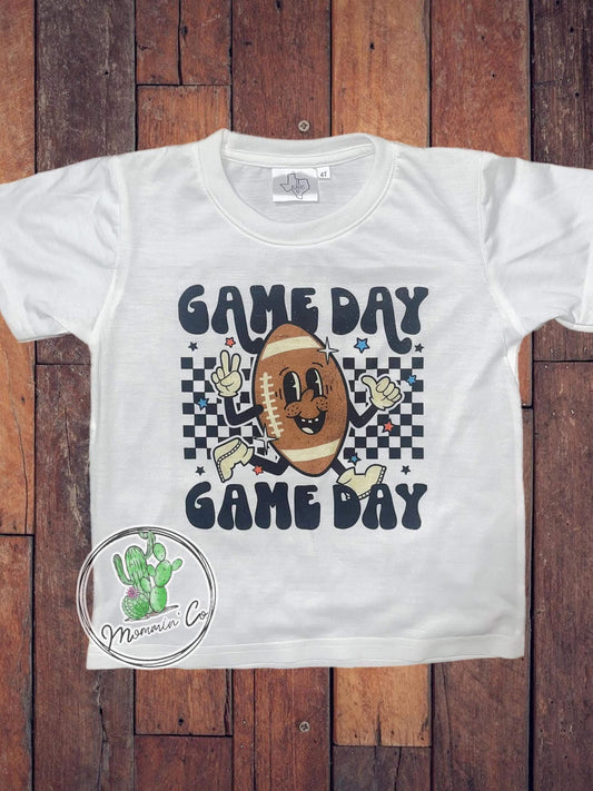 Game day smiley football