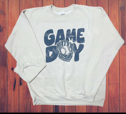 Game day baseball glove