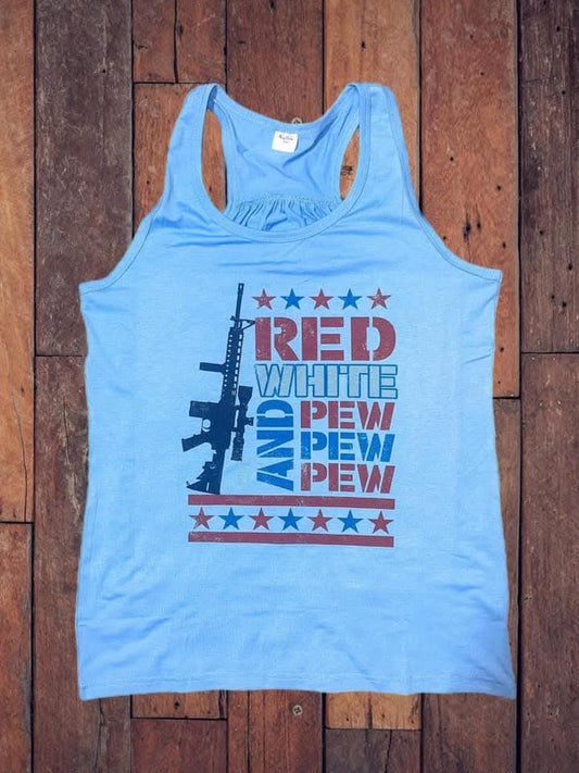 Red white & pew