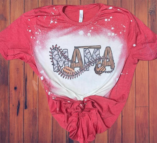 Baseball mama wood