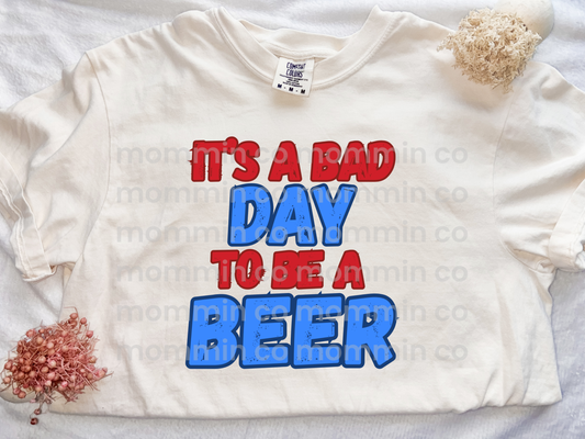 Bad day to be a beer