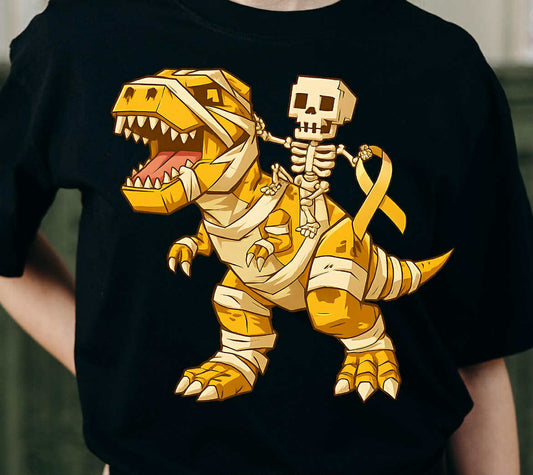 Gold dino